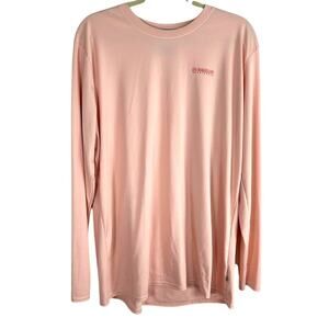 Magellan Outdoors Women XXL Tech Shirt Light Pink Snake Print Sleeve Angler Fit